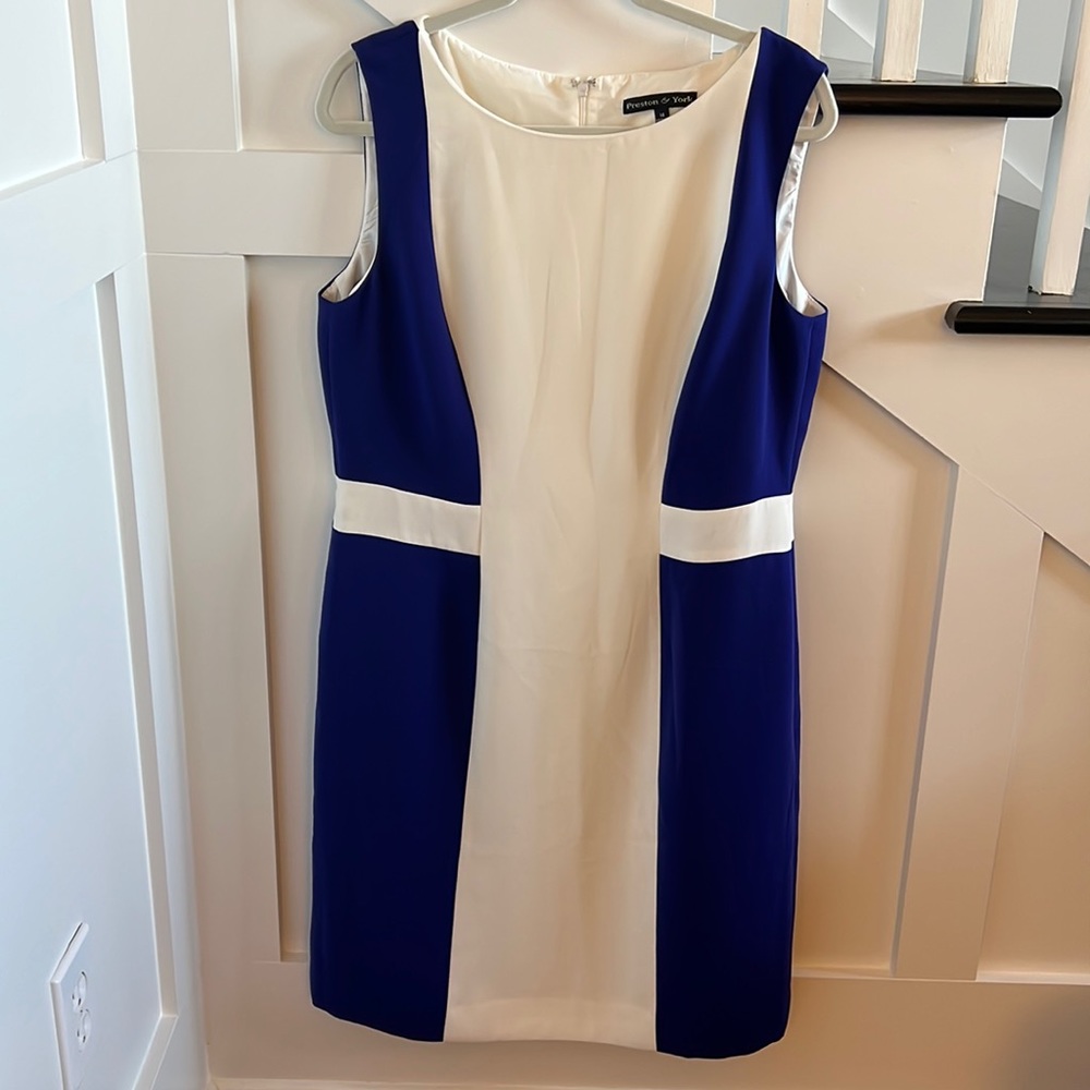 Preston and York Sheath Dress Sz 14